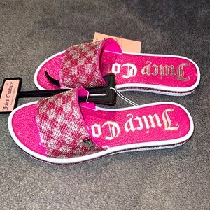 Juicy Couture pink sandals 8